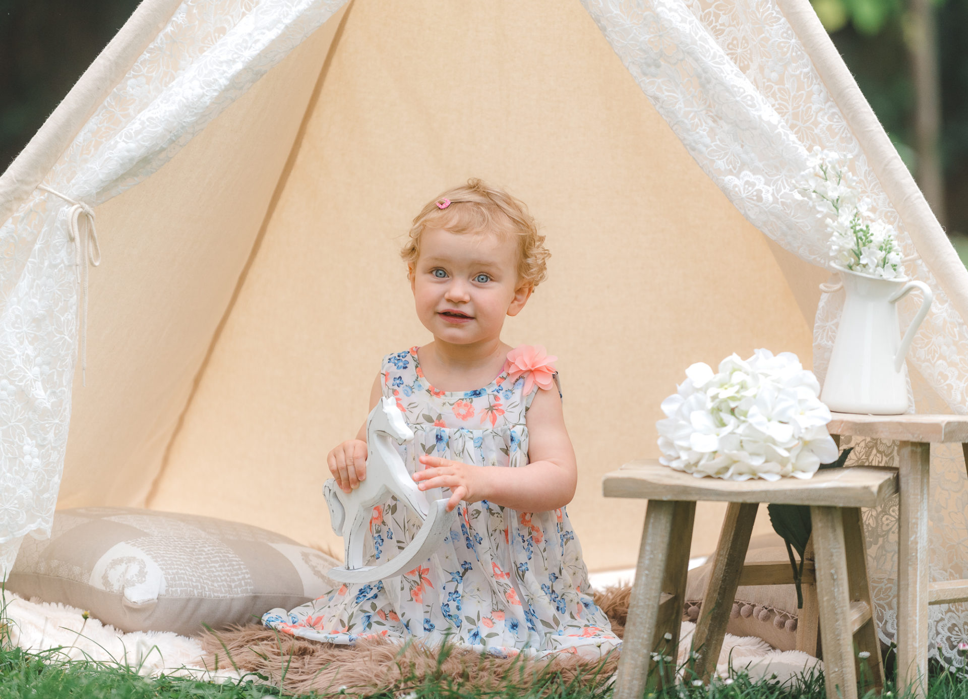 Tessa Trommer Fotografie Kindergartenfotografie Kinderfoto Vintage Tipi Gebesee