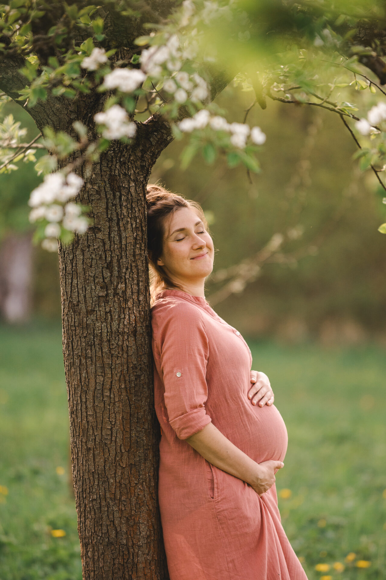 Tessa Trommer Fotografie Babybauchfotos Schwangerschaft Erfurt Weimar Jena Mumtobe Kirschblüte (1 von 1)